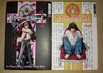 Death Note manga tom 1-5 j.niemiecki