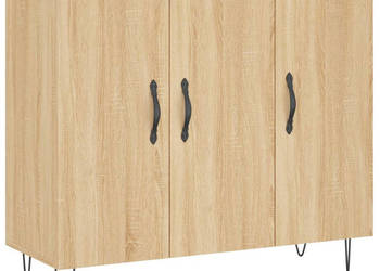 Szafka dąb sonoma 90x34x80 cm materiał drewnopochodny WM-828103
