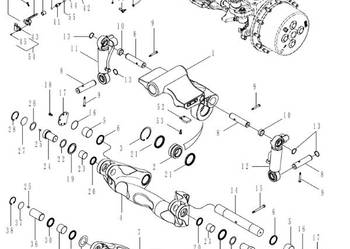 Sworzeń osi 87406451 CASE NEW HOLLAND