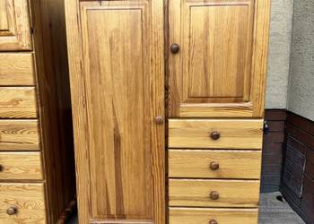 Szafka sosnowa drewniana komoda