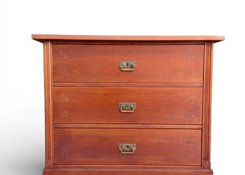 ** Komoda Secesyjna 3 - szufladowa , Fornir mahoń Antyk *