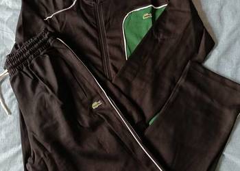 Komplet dresowy Lacoste regular fit - zielono-czarny XL promocja
