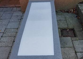 Łóżko kontynentalne z tapicerowanym zagłówkiem 70x200 cm