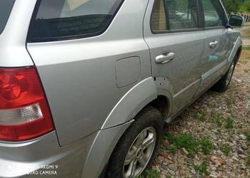 zderzak przod lampa blotnik aw srebrny kia sorento 2.5 crdi