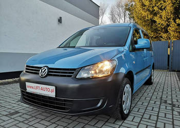 Volkswagen Caddy 1.6 TDI 102KM Long Klimatronic Tempomat Hak Isofix 7 osób…