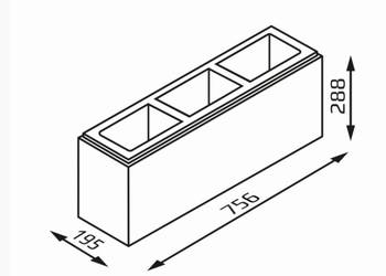Joniec Sieradz bloczki MEGA 75 cm