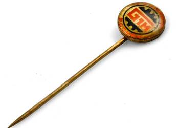 CP | 1.5 cm |  Metal | Przypinka | Socrealizm Przemysł