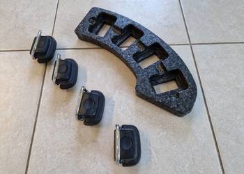 Uchwyt Ucho siatki bagażnika Audi A6 C7 4G9863539 Zestaw 4 sztuki + pianka