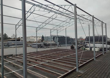 Konstrukcja hali stalowej 12x15x5m - Nowa Ocynkowana - BEZ CENY MINIMALNEJ