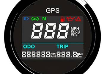 Prędkościomierz GPS, licznik kilometrów, cyfrowy wodoodporny