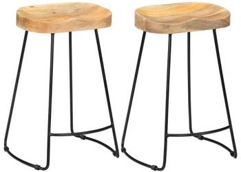 vidaXL Stołki barowe Gavin, 2 szt.(SKU:247837)