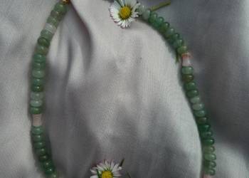 Naszyjnik agat mszysty zielony leśny vibe forestcore