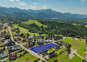 Działka z pozwoleniem na 4 domy – Zakopane 2230 m