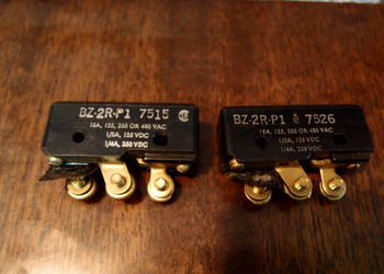 mikrowyłącznik Honeywell BZ-2R-P1    250V 15A Krańcówna Fael