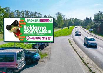 Reklama Billboard Oświęcim Centrum miasta Ul. Legionów Wydruk i montaż