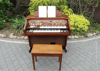 Organy analogowe Yamaha Electone D-65 + Oryginalna Ława i Schematy