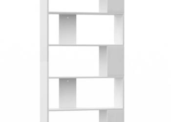 Regał na książki/przegroda biały 80x24x159 cm WM-800099