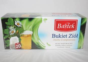 Bastek Bukiet ziół herbata ziołowa ekspresowa 20t. rooibos rumianek mięta