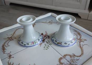 Dwa świeczniki porcelana Hutschenreuther