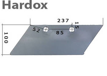 Lemiesz przedpłużka HARDOX 135701 części do pługa VOGEL NOOT