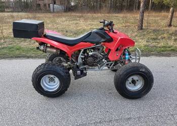 Quad 250 Shinray xxl duzy rama w pelni sprawny kufer czerwonh bashan wstecz