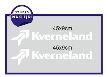 Naklejki Kverneland 45cm 2 szt siewnik pług kultywator brona kosiarka
