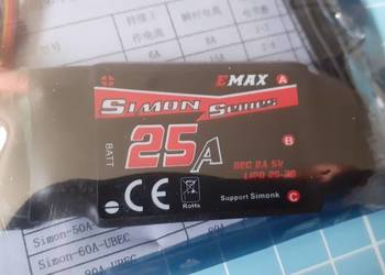 Regulator ESC Simon Series 25A Bec 2A 5V - LiPo 2S-3S