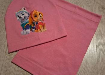 Czapka Wiosenna + szalik typu komin Psi Patrol