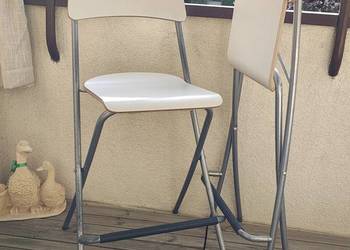 Krzesła barowe IKEA, składane