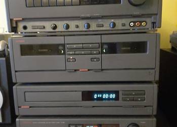 LUXMAN A-008 / D-008 / K-007 / T-008 + pilot RA-008 — kompletny system Hi-F
