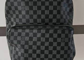 Louis Vuitton plecak męski duży piękny szara krata armani boss tommy
