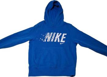 Bluza z kapturem, niebieska, 116-128, Nike (Odzież, długi rękaw)