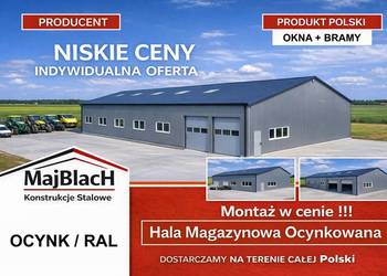 Ocynkowany Garaż Blaszany Dwuspadowy - Magazyn Rolny - Maj-BlacH