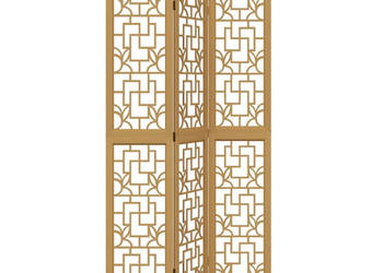Parawan pokojowy 3-panelowy lite drewno paulowni WM-358864