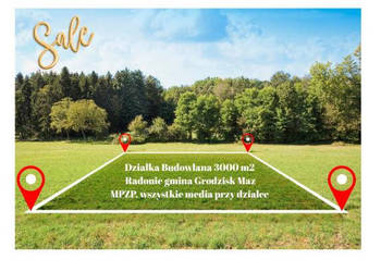 Oferta sprzedaży działki 3000m2 Radonie