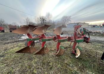 Pług 4 skibowy obrotowy unia vario resor liniowanie hydrauliczne