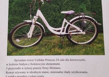 Sprzedam rower unibike princess