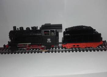 Lokomotywa parowóz DB 98 003 z tandemem H0