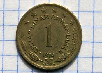 1 DINAR 1974 ROK - JUGOSŁAWIA