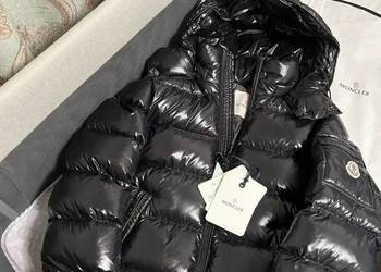 Kurtka męska Maya Moncler z kapturem gęsi puch zimowa puchowa M L XL