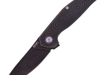 Nóż składany MKM Goccia Dark Stonewashed Titanium, Dark Stonewashed M390 b…