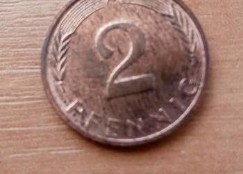 Moneta 2 pfennig A 92r. Moneta 2 pfennig A 92r.