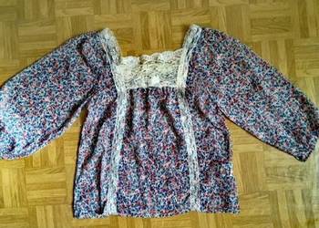 VILA piękna bluzka bluzeczka koszula Z koronką Dobra na m, s