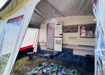 Sprite Alpine | Przyczepa po remoncie | DMC 1060 kg | LiFePO4 | Przedsionek