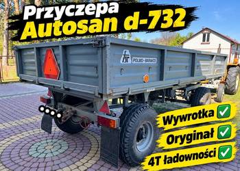 Przyczepa Autosan d-732 4t wywrotka