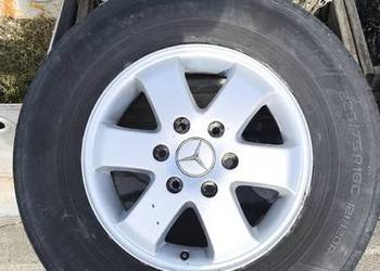 Aluminiowe felgi 6,5Jx16H2 ET 62 z oponami 225/75R16C Sprinter