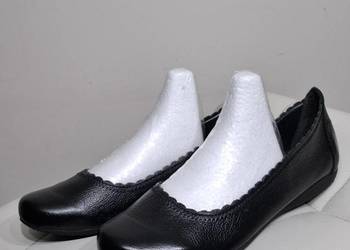 Nowe baleriny 38 damskie Solo Femme skóra naturalna buty damskie