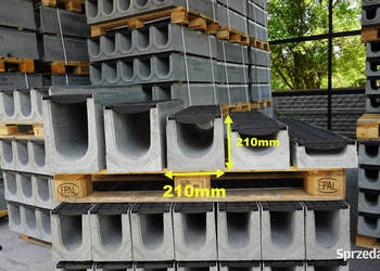 ODWODNIENIA LINIOWE D400 21x21 Betonowe - Żeliwo!