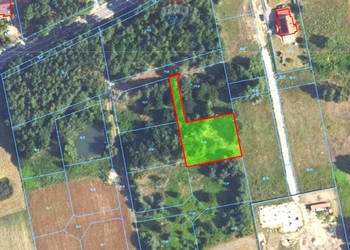 Działka budowlana 17/10, 1153 m², Wincentówek