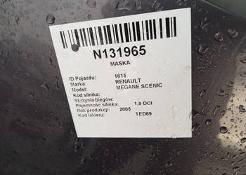 MASKA TED69 RENAULT MEGANE SCENIC  II